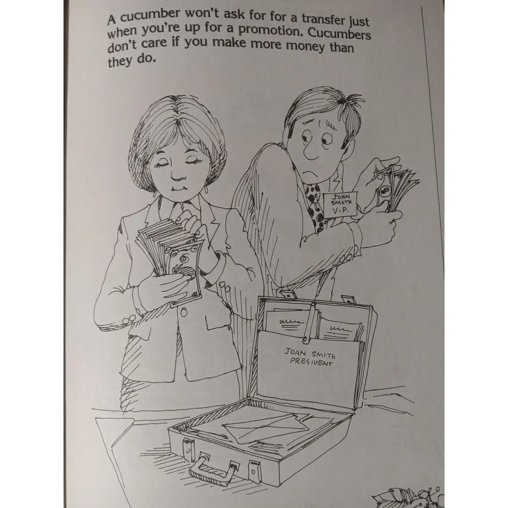 Vintage Cucumbers Are Better Then‎ Men Because...
